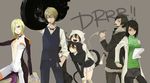  durarara!! futarou heiwajima_shizuo megane open_shirt orihara_izaya orihara_kururi orihara_mairu thigh-highs vorona yagiri_namie 