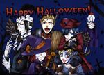  animal_ears bard ciel_phantomhive eyepatch finnian halloween kuroshitsuji megane meirin sebastian_michaelis tanaka witch 