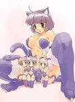  animal_ears breasts brown_eyes brown_hair cat_ears catgirl chibi claws cub daughter feline female foursome fur gloves grey_hair group group_sex hair long_hair mammal milf mother nekomimi nipples nude panties parent presenting purple_fur purple_hair pussy sd sex short_hair silver_hair sitting smile spread_legs spreading standing thighhighs twintails underwear unknown_artist white_hair young 