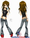  black chobot gamer_girl girl_gamer suspenders tagme tattoo tramp_stamp 