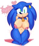  &lt;3 &lt;3_eyes alpha_channel anthro bell_collar big_breasts breasts collar cowbell crossgender dialogue ear_tag eulipotyphlan eyelashes female green_eyes hands_behind_back hedgehog knees_together lactating looking_at_viewer mammal navel nude open_mouth pussy simple_background sonic_(series) sonic_the_hedgehog sound_effects standing thanu thick_thighs transparent_background 