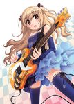  1girl checkers game_cg ginta guitar instrument lowres music solo sugar+spice sugar_+_spice 
