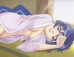  breasts no_panties open_clothes open_shirt sakuraba_aoi shirt short_hair 