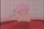  1girl animated animated_gif bath bathing bishoujo_senshi_sailor_moon bubble diving fart gif indoors lowres nude red_water shower_cap smelling sniffing solo tile_floor tsukino_usagi underwater_fart 