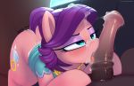  2019 animal_genitalia animal_penis blush cum cutie_mark digital_media_(artwork) earth_pony equine equine_penis eyelashes eyeshadow faceless_male female feral friendship_is_magic group group_sex hi_res horse makeup male male/female mammal medial_ring my_little_pony oral penis pony sex shinodage solo_focus spoiled_rich_(mlp) tongue tongue_out vein 
