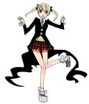  maka_albarn plaid plaid_skirt sanae_(satansanae) skirt solo soul_eater 