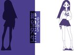  1girl highres kitsu_chiri monochrome sayonara_zetsubou_sensei simple_background 