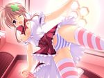  800x600 panties striped striped_legwear striped_panties striped_thighhighs underwear 