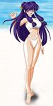  bikini highres purple_eyes purple_hair ranma_1/2 shampoo_(ranma_1/2) swimsuit 