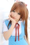  cosplay kipi-san neon_genesis_evangelion photo school_uniform serafuku soryu_asuka_langley twintails 