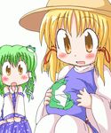  geetsu kochiya_sanae moriya_suwako multiple_girls touhou 