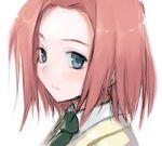  ashford_academy_uniform bad_id bad_pixiv_id blue_eyes code_geass face kallen_stadtfeld red_hair school_uniform short_hair solo ume_(datsuryokugen) 