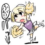  blonde_hair cheerleader flandre kaibutsu_oujo loungena lowres p!? pom_poms 