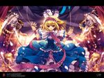  alice_margatroid blonde_hair blue_eyes capura_lin character_name doll highres puppet red_eyes shanghai_doll solo thread touhou 