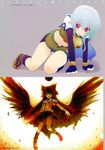  bike_shorts hunter minamura_halki ragnarok_online reiuji_utsuho touhou twinklesnows wings 