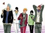  abarai_renji bleach grimmjow_jeagerjaques kuchiki_byakuya kurosaki_ichigo male tite_kubo ulquiorra_schiffer 