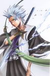  bleach bleed_through hitsugaya_toushirou male screening sword tite_kubo 