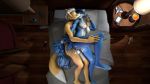  3d_(artwork) absurd_res anthro anthro_on_anthro balls barefoot bed breasts canid canine cum cum_in_pussy cum_inside cum_splatter digital_media_(artwork) dipstick_tail duo erect_nipples erection excessive_cum eyes_closed female fox fox_mccloud fur hand_holding hi_res interlocked_fingers invalid_tag kissing krystal lying male male/female mammal multicolored_tail nintendo nipples nude on_side orgasm penetration pillow romantic_couple sex spread_legs spreading staff star_fox vaginal vaginal_penetration video_games weapon 