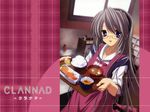  apron artist_request clannad glasses hikarizaka_private_high_school_uniform sakagami_tomoyo school_uniform solo wallpaper 