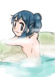  blue_eyes blue_hair creatures_(company) game_freak hainchu hikari_(pokemon) nintendo nude onsen pokemon pokemon_(anime) pokemon_dp_(anime) steam 