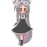  animal_ears bunny_ears lowres oekaki reisen_udongein_inaba simple_background solo tao_(kadoya) touhou waitress white_background 