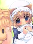  animal_ears artist_request cat_ears cookie copyright_request food lowres oekaki solo_focus 
