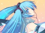  aqua_hair bad_id bad_pixiv_id banned_artist blue_eyes earbuds earphones harano hatsune_miku long_hair solo twintails upper_body vocaloid 