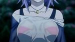  animated animated_gif bouncing_breasts bra breasts heavy_breathing large_breasts lingerie lowres non-web_source rosario+vampire screencap see-through shirayuki_mizore solo underwear wet wet_clothes 