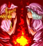  flandre_scarlet multiple_girls remilia_scarlet shippori short_hair siblings sisters touhou 