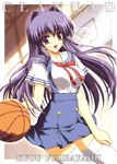  amakawa_akito basketball clannad fujibayashi_kyou hikarizaka_private_high_school_uniform school_uniform solo thighhighs zettai_ryouiki 