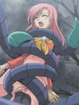  blush hayate_no_gotoku! katsura_hinagiku school_uniform screencap solo tentacles thighhighs 