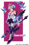  armor armored_dress bf._(sogogiching) character_name dress gwendolyn multicolored multicolored_wings odin_sphere purple_background strapless strapless_dress wings 