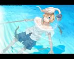  blonde_hair blue_eyes fish fishing ocean shadow water yamamoto_yamato yamato_yamamoto 