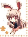  animal_ears bullet bunny_ears chibi hajime_(hajime_doh) lowres reisen_udongein_inaba solo touhou 