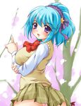  kougasha kurono_kurumu rosario+vampire school_uniform solo sweater_vest vest 