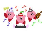  cosplay crossover hat instrument keyboard_(instrument) kirby kirby_(series) lunasa_prismriver lunasa_prismriver_(cosplay) lyrica_prismriver lyrica_prismriver_(cosplay) merlin_prismriver merlin_prismriver_(cosplay) music no_humans parody touhou violin 