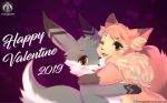  &lt;3 2019 blush canid canine female fox hug iradeon love male mammal nia_(senz) sean_(senz) senz smiles 