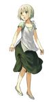  copyright_request dress flat_chest green_eyes green_hair houru solo 