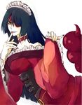  adiane bad_id bad_pixiv_id blue_hair corset dress eyepatch hissatsu_denden long_hair scorpion_tail solo tail tattoo tengen_toppa_gurren_lagann 