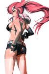  ass bikini_top breasts flat_ass kichin_yarou long_hair medium_breasts scarf short_shorts shorts sideboob solo tengen_toppa_gurren_lagann thighhighs yoko_littner 