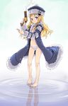  barefoot feet gunner jack_frost lowleg lowleg_panties panties satou_atsuki sekaiju_no_meikyuu solo underwear 