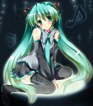  aqua_eyes aqua_hair hatsune_miku long_hair teal_eyes teal_hair vocaloid 