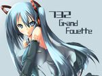  aqua_hair bare_shoulders hatsune_miku long_hair nana_(artist) solo twintails vocaloid 