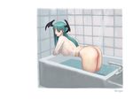  ark_(morita_hitomi) bath bent_over character_name long_hair morrigan_aensland panties see-through shirt showering side-tie_panties solo underwear vampire_(game) wet wet_clothes wet_shirt wet_t-shirt 