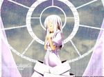  1girl eyes_closed long_hair momo_(shinigami_no_ballad) shinigami_no_ballad solo white_hair 