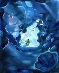  bad_pixiv_id bubble cave clamperl corsola gen_1_pokemon gen_2_pokemon gen_3_pokemon horsea luvdisc nature no_humans pokemon pokemon_(creature) shellder squirtle sunlight swimming underwater yorozuyo 