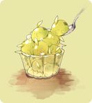  food gen_3_pokemon gulpin ice no_humans pokemon pokemon_(creature) spoon tomekichi 