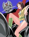  artist_request lowres mazinger_z mazinger_z_(mecha) mecha oekaki super_robot yumi_sayaka 