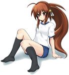  buruma gym_uniform little_busters! masayu natsume_rin socks solo 