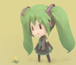  chibi green_hair hatsune_miku highres long_hair nekoita solo thighhighs twintails vocaloid 